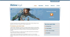 Desktop Screenshot of lifetimelegal.co.uk